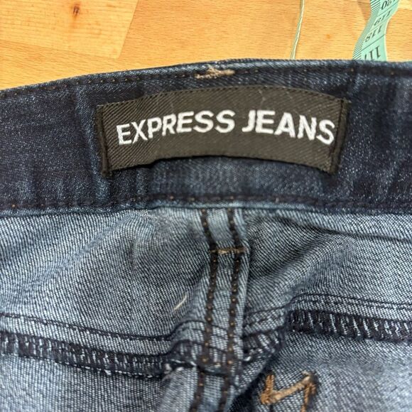 Express Denim Jeans Size 8 Regular Low Rise Skinny Jeans - Picture 3 of 5